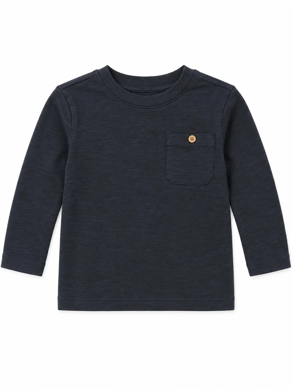 Old Navy Boys' Long-Sleeve Pocket Tee - Navy